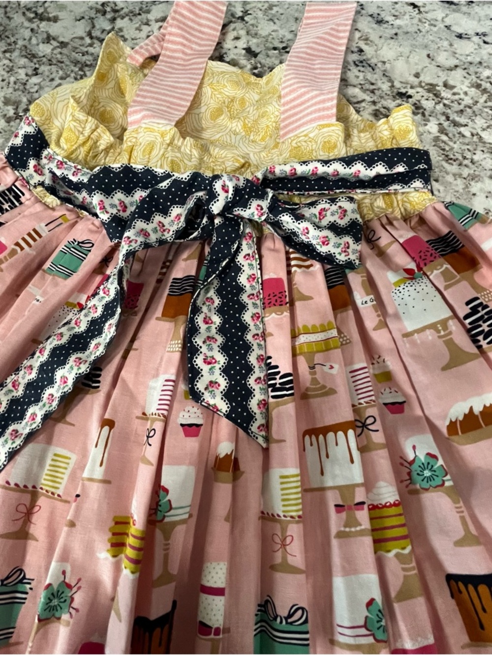 Matilda Jane platinum
Pink Cake-Print Dress with Mint Trim - Picture 5 of 7